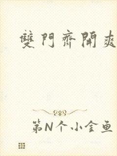 双门齐开爽死啦封面