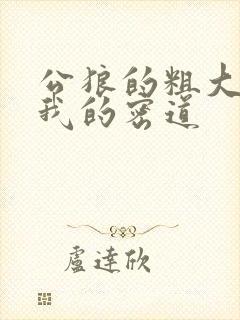 公狼的粗大挺进我的密道