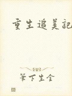 重生追美记2封面