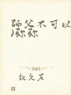 师父不可以(限)弥弥