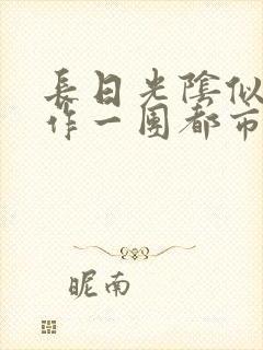 长日光阴似箭乱作一团都市言情封面