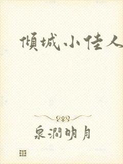 倾城小佳人封面