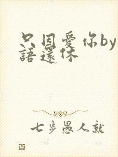 只因爱你by欲语还休封面