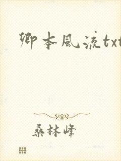 卿本风流txt封面