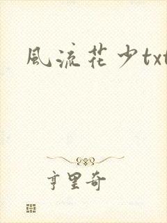 风流花少txt