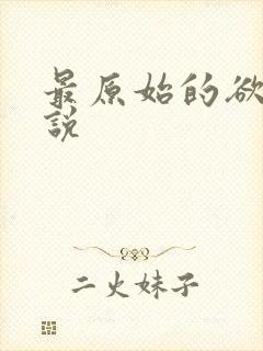 最原始的欲望小说