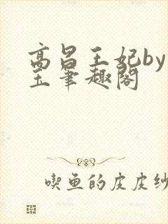 高昌王妃by黛玉笔趣阁