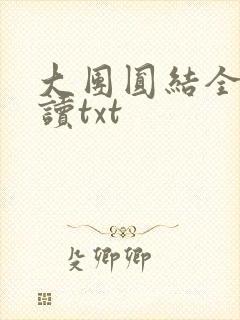 大团圆结全文阅读txt封面