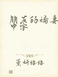 朋友的娇妻hd中字