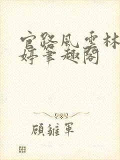 官路风云林海姜婷笔趣阁