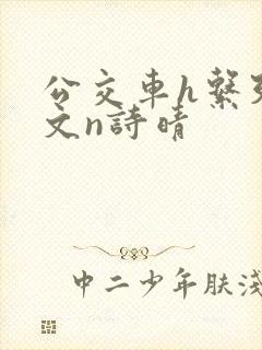 公交车h系列辣文n诗晴