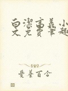 白洁高义小说全文免费笔趣阁在线阅读