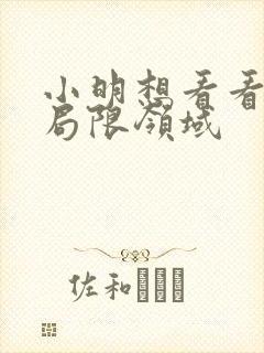 小明想看看永久局限领域封面