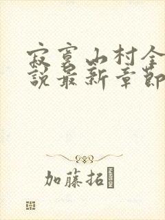 寂寞山村全部小说最新章节