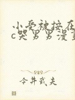 小受被按在墙上c哭男男漫画封面