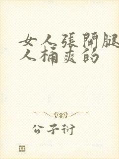 女人张开腿让男人桶爽的