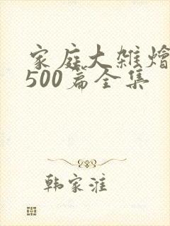 家庭大杂烩小说500篇全集封面