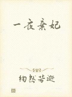 一夜弃妃