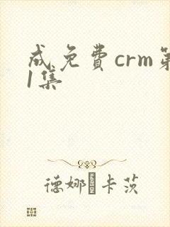 成免费crm第1集