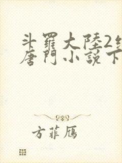 斗罗大陆2绝世唐门小说下载封面