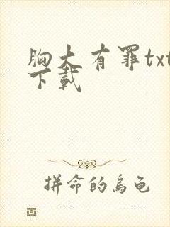 胸大有罪txt下载