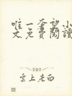 唯一奢望小说全文免费阅读