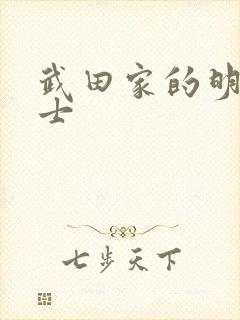 武田家的明国武士