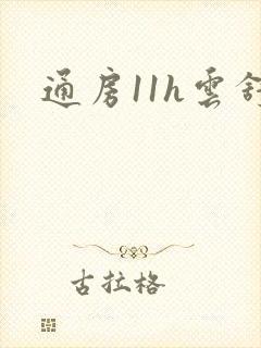 通房11h云舒封面