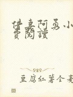 借妻阿勇小说免费阅读封面