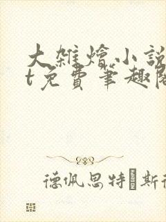 大杂烩小说txt免费笔趣阁