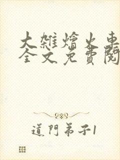 大杂烩火车小说全文免费阅读