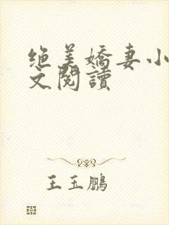 绝美娇妻小说全文阅读