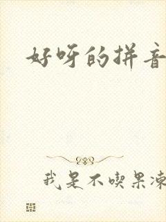 好呀的拼音封面