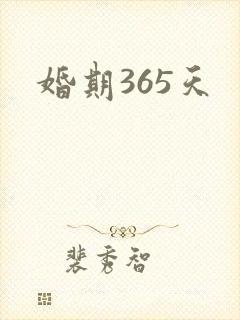 婚期365天封面