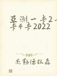 亚洲一卡2卡三卡4卡2022封面