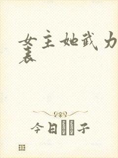 女主她武力值爆表