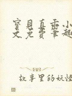 宝贝真乖小说全文免费笔趣阁