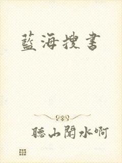 蓝海搜书封面
