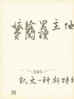 嫁给男主他爹免费阅读封面