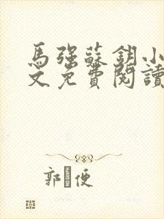 马强苏钥小说全文免费阅读最新章节