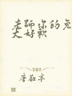 老师你的兔子好大好软