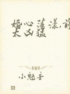 婚心荡漾,前夫太凶猛封面