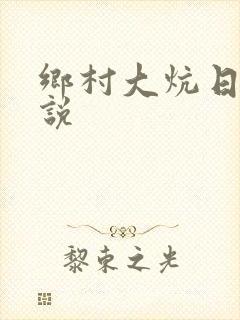 乡村大炕日b小说封面