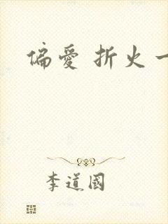 偏爱 折火一夏封面