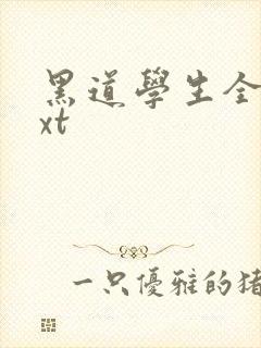 黑道学生全集txt封面