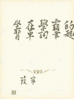 坐在学霸的鸡上背单词笔趣阁