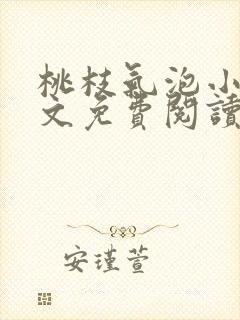 桃枝气泡小说全文免费阅读封面