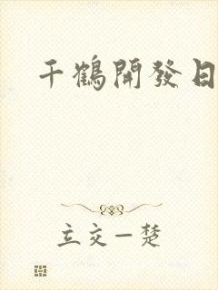 千鹤开发日记封面