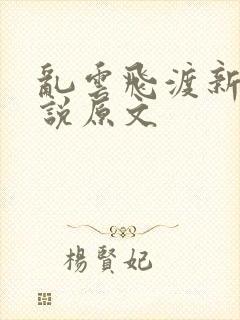 乱云飞渡新编小说原文封面