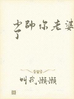 少帅你老婆又跑了